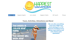Desktop Screenshot of happiestvacations.com